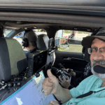 Kevin Martorana in the Director's seat for the Raceway commercial shoot