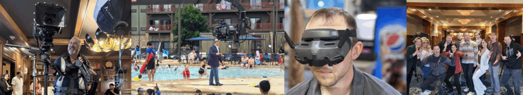 Montage of new technology photo.